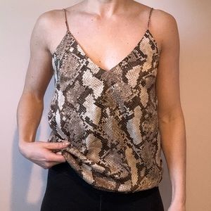 Snakeskin Tank Top